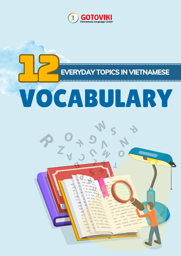 [Vietnamese Vocabulary] 12 Everyday Topics in Vietnamese - Beginner